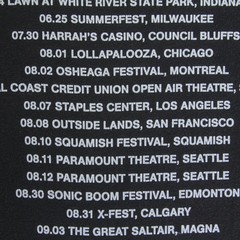 Arctic Monkeys T Shirt L VTG 2014 AM Album Tour Concert Merch DO I WANNA KNOW