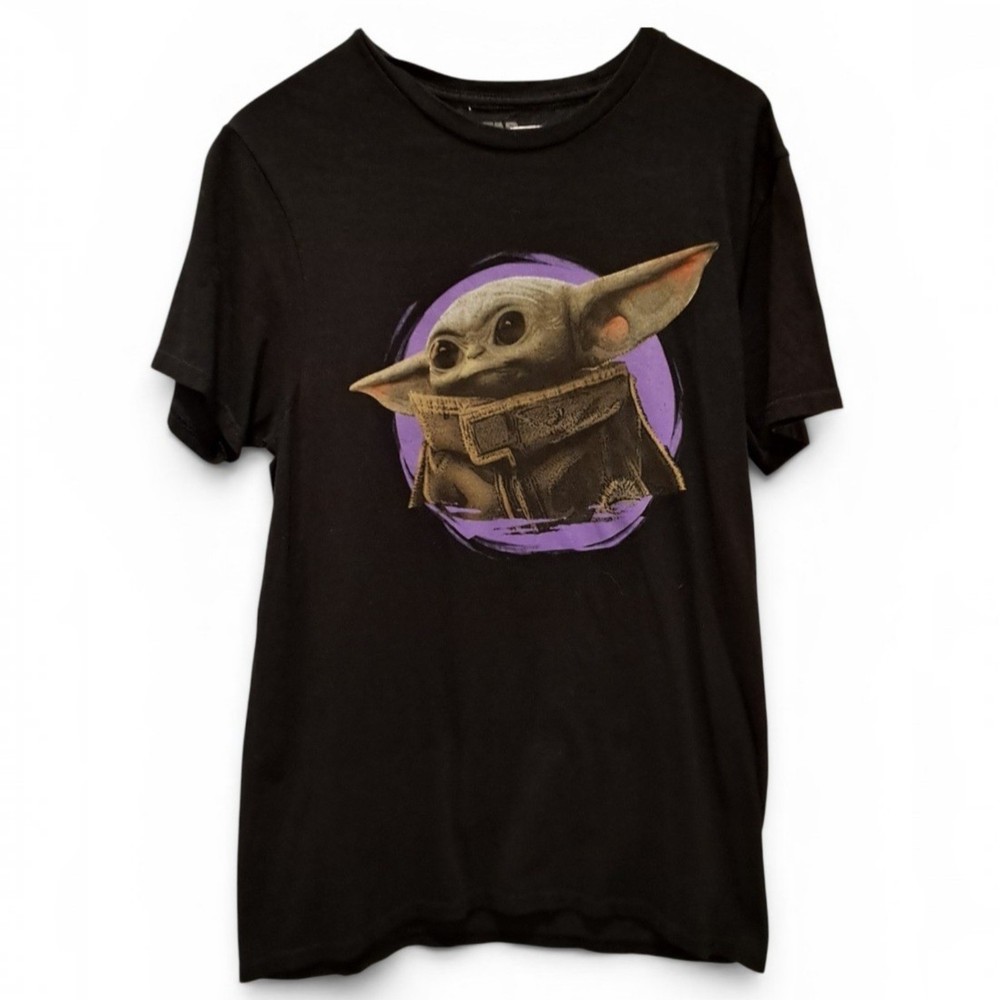 Cotton T- Shirt, Star Wars The Mandalorian Baby Yoda/ Rogue Graphic Tee