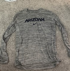 Nike Arizona Space-Dye Long Sleeve Tee — Gray (XL)
