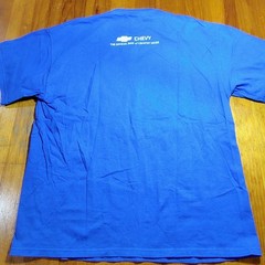 Chevy Bowtie Logo T-Shirt L Blue Delta Pro Weight “Official Ride classic