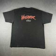 Vintage 1993 Spawn Violator Todd McFarlane Graphic Black Faded T-Shirt 90s