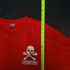 Gildan Ultra Cotton Smith Mountain Lake Pirate Days 2021 Graphic T-Shirt Red