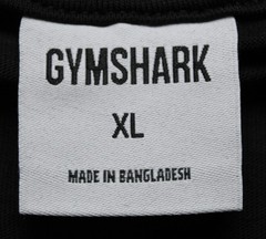 Gymshark Men’s Oversized Fit Eagle Band Style Graphic Tank Top NN7 Black XL NWT