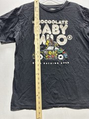 Black Chocolate Shirt Mens Black Baby Milo Bathing Ape Graphic Tee Shirt Large