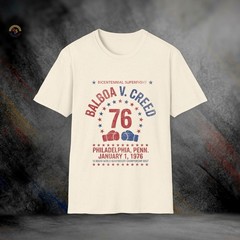 Balboa Vs Creed Bicentennial Fight Rocky T-Shirt | Softstyle Tee