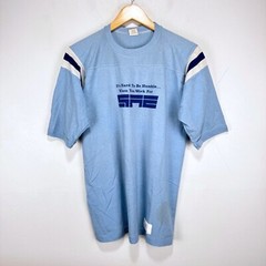 Vintage Gulf Coast Sportswear Single Stitch T-Shirt Men XL Blue Jersey USA Made