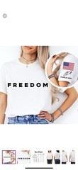 Freedom Charlie Kirk Shirt PNG FILE