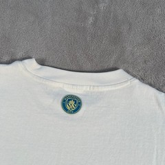 Puma Manchester City FC T-Shirt Men’s Size Medium White Embroidered Logo MCFC