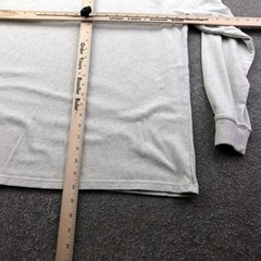 The Normal Brand Shirt Mens XL Gray Long Sleeve Henley Raglan Knit Jersey