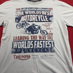 Triumph Motorcycles The Worlds Best Motorcycle Medium Graphic T-Shirt