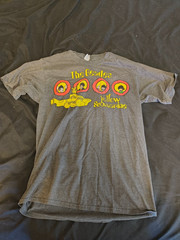 The Beatles Yellow Submarine Dark Grey T-Shirt [Medium Size]