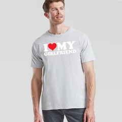 I Love My Girlfriend Unisex T Shirt Romantic Boyfriend Gift Couple Tee