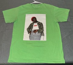 Supreme Men’s Short Sleeve T-Shirt OutKast Lime Green Medium