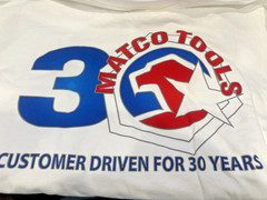 Matco Tools 30 Year anniversary Tshirt – T Shirt – XXL