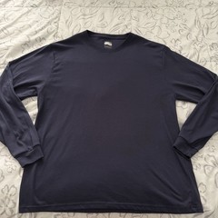 Arbor Wear Shirt Men M Navy Blue Outdoors Workwear Base Layer Hiking Stretch