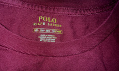 Polo Ralph Lauren Men’s Long Sleeve Maroon Crewneck T-Shirt Size 2XB Big