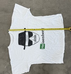 Breaking Bad Heisenberg Shirt Mens XL White Graphic Tee Walter White 2023