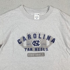 Vintage Carolina Tar Heels Football Size Small College University Sports T Shirt
