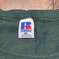 Vtg Russell Athletic XXL Pine Green Basic T-Shirt NWOT 27