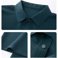 New Summer Mesh Ice Silk Short-sleeved T-shirt Men’s Ice Silk Short Sleeve Shirt