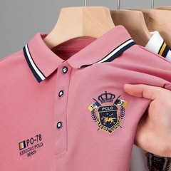 Nueva Camisa Polo Bordada De Manga Corta Para Hombre, Informal De Negocios