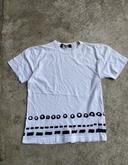 Archive AD2009 Black Comme Des Garcons Circle Motif Shirt