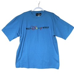 Vintage 90s Disney Parks Walt Disney World T-Shirt Single Stitch Cotton USA L/XL