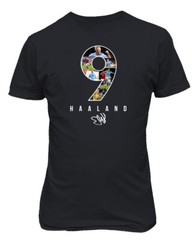 Norwegian Soccer Star Futbol GOAT Haaland 9 Collage Unisex T-Shirt