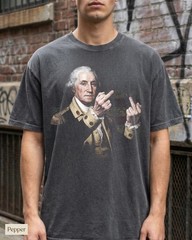 Funny George Washington T-Shirt, America 250th 4th of July Shirt