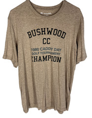 Travis Mathew Bushwood CC 1980 Caddy Day Golf Tournament Champion Tee Men’s L