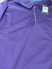 Under Armour Men’s Polo Tee Golf T-Shirt 3XL Purple XXXL