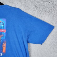 PLANET HOLLYWOOD T-Shirt Mens XL Blue Praha Prague Czech Republic VINTAGE