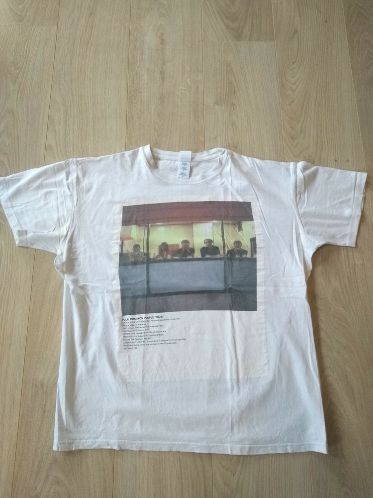 Pulp Reunion Tour 2011 Common People Cafe Official Merchandise Used rare band t