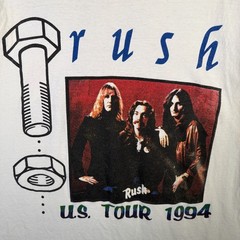 Vintage Rush Shirt Mens XL White 90s US Tour 1994 Counterparts Band Rock Rare