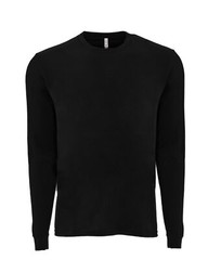 NL238 Next Level Apparel 6411 Unisex Long Sleeve Sueded Ultra Premium T-Shirt