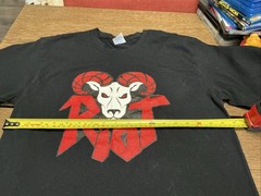 Riot Ram T-Shirt – Black – Size Medium