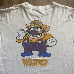 Vintage 90s Super Mario Land 3 Wario Land T-Shirt Large L Nintendo Cartoon