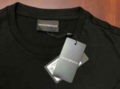 Emporio Armani Nero da Uomo T-Shirt Cotone Elastico, Taglia M L XL