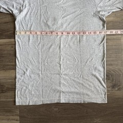 VTG Lee Jeans Never Die They Just Fade Away Shirt Mens M Gray Single Stitch 80s