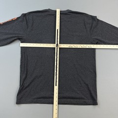 Carhartt Shirt Mens Medium Carbon Heather Long Sleeve Loose Fit Work Wear K231