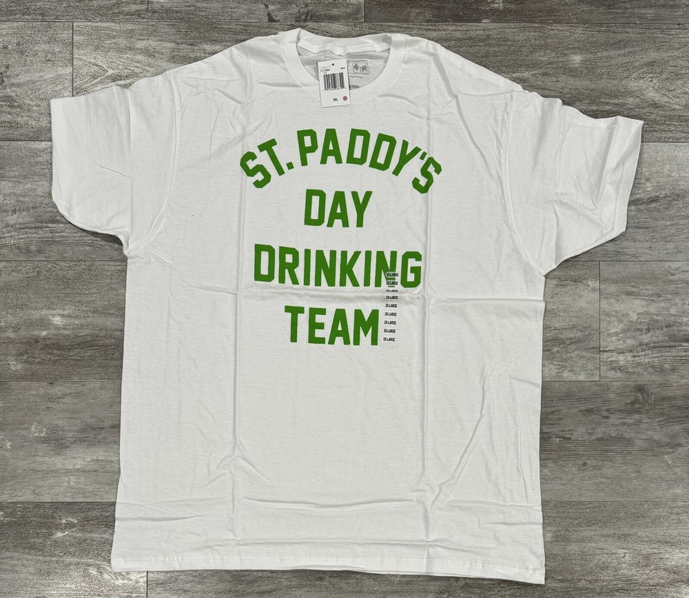 NEW The Office Ripple Junction St. Paddy’s Day Drinking Team Mens T Shirt Sz 2XL