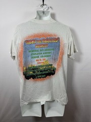 Vintage 90s Rock The Rockies Concert Lynyrd Skynyrd Foreigner White T Shirt Sz L