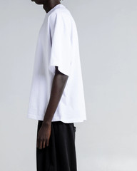3-PACK Shaka Wear 7.5oz Heavyweight Cropped T-Shirt Boxy Tee Unisex WHITE