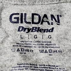 3 Qty Gildan Adult DryBlend 50/50 Heather Grey Sport T-Shirt G800 Large New
