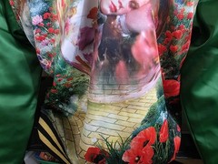 Wizard of Oz Sphere Las Vegas Dorothy Awakens Satin Bomber Jacket Size Large