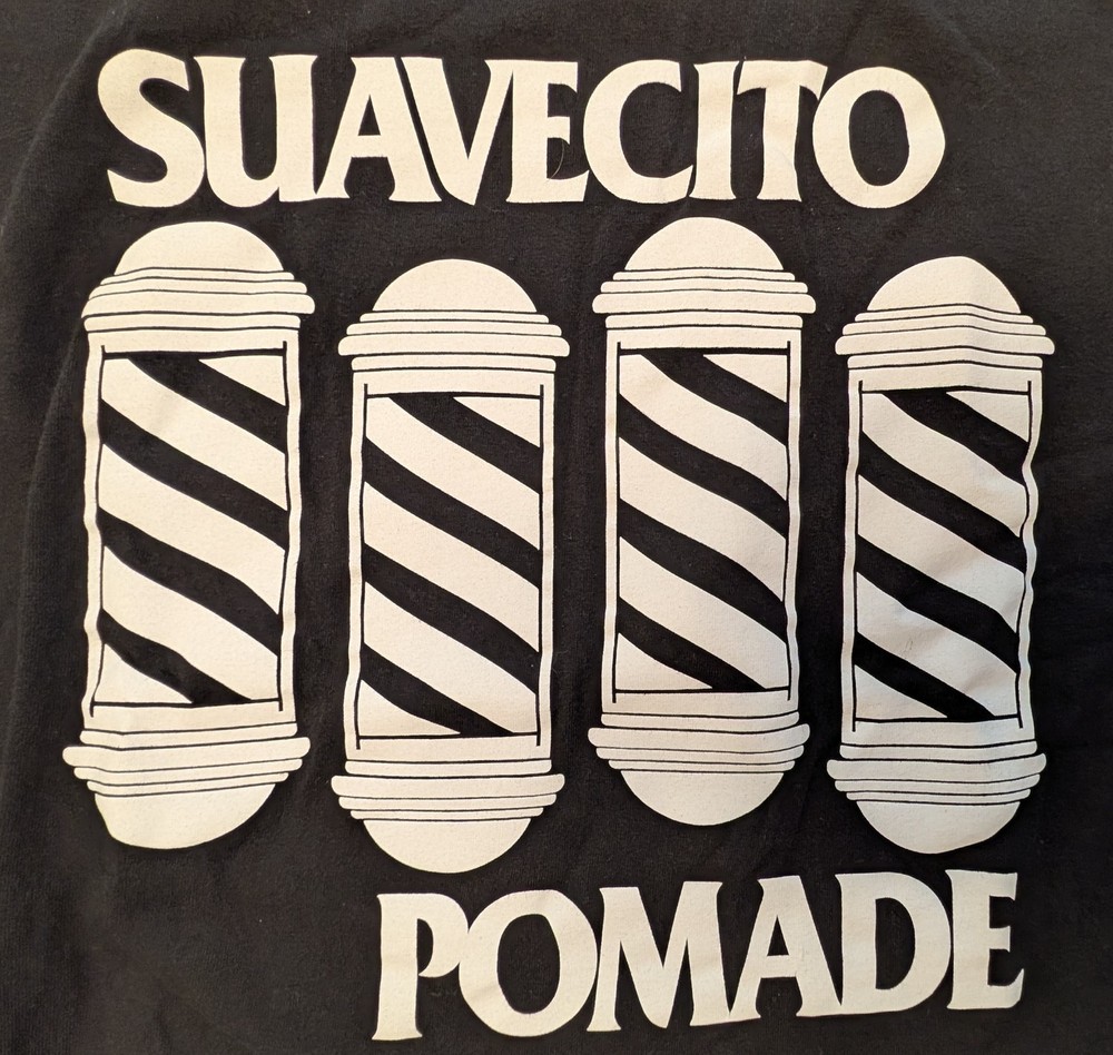 Suavecito Pomade Men’s Black Flag Barber Poles T-Shirt 3XL Worn Once Great Shape
