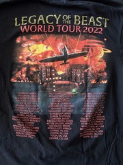 IRON MAIDEN Tour Shirt Judas Priest Metallica Motorhead Megadeth Slayer Anthrax