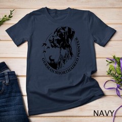 Funny Proud German Shorthaired Pointer hunting dog portrait Unisex T-shirt