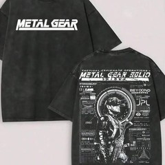 Tactical Agent “Metal Gear” Double-Sided Washed T-Shirt