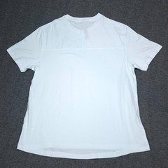 Kenneth Cole Mens Active Tech SS Shirt Sz. L White Stretch UPF 50+ Soft Cotton